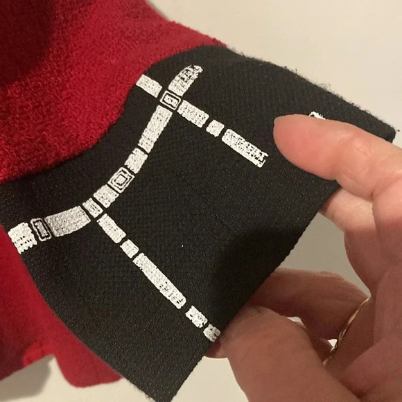 K.d. Spring women’s blazer lined red large wearable art made in the USA ‼️rare‼️ - Picture 4 of 15